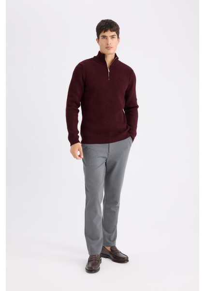 Tailored Regular Fit Normal Kesim Kumaş Pantolon Basic Düz Cepli D9084AX24WN indirimleri