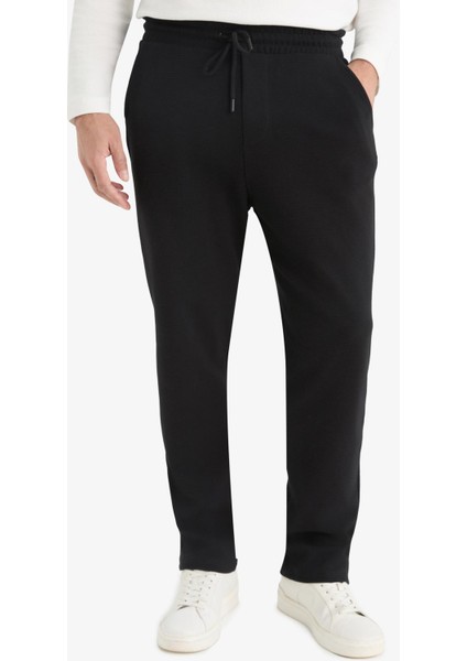 Regular Fit Cepli Düz Paça Dokulu Eşofman Altı D7603AX25SP fırsatları