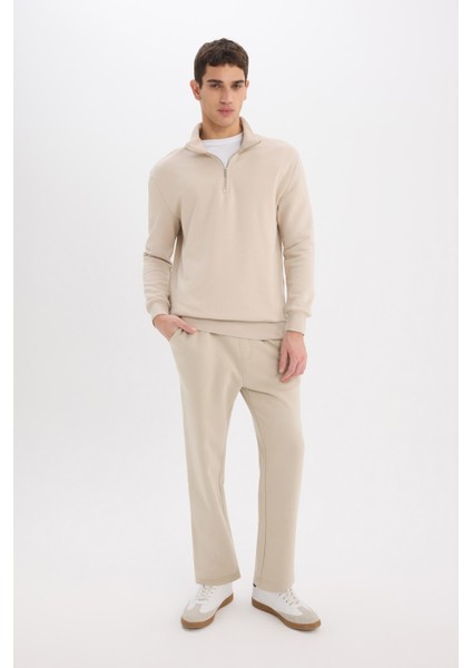 Regular Fit Eşofman Altı İçi Polarlı Basic Düz Cepli Beli Bağcıklı Düz Paça D7836AX25SP modelleri