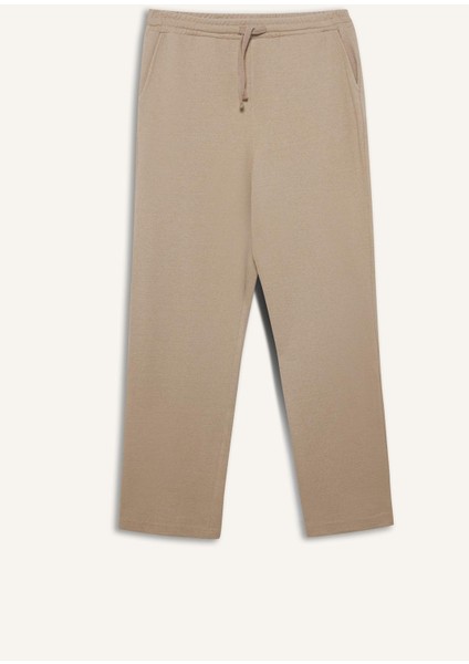 Beli Bağcıklı Wide Leg Geniş Paça Eşofman Altı E5212AX25SM