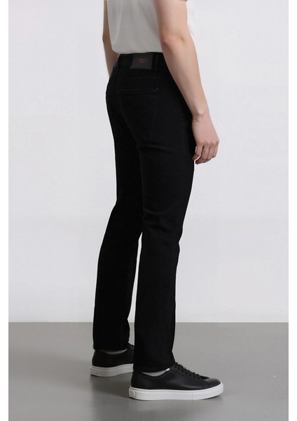 Sergio Regular Fit Normal Kalıp Normal Bel Boru Paça Siyah Jean Pantolon W6868AZ25SP