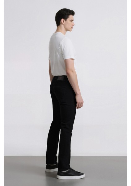 Sergio Regular Fit Normal Kalıp Normal Bel Boru Paça Siyah Jean Pantolon W6868AZ25SP