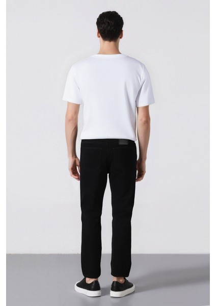 Sergio Regular Fit Normal Kalıp Normal Bel Boru Paça Siyah Jean Pantolon W6868AZ25SP