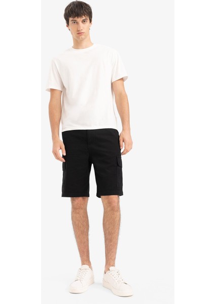 %100 Pamuk Regular Kargo Cepli Bermuda Şort E1708AX25SM fiyatları