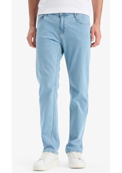 Sergio Regular Fit Normal Kalıp Normal Bel Boru Paça Jean Pantolon E7268AX25SM fırsatları