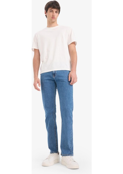 Sergio Regular Fit Normal Kalıp Normal Bel Boru Paça Jean Pantolon E7277AX25SM
