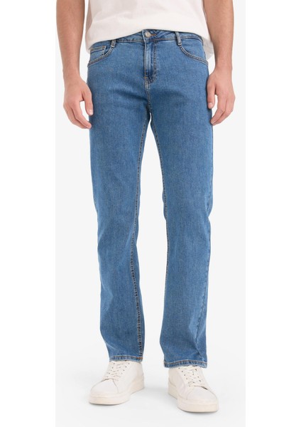Sergio Regular Fit Normal Kalıp Normal Bel Boru Paça Jean Pantolon E7277AX25SM fırsatları