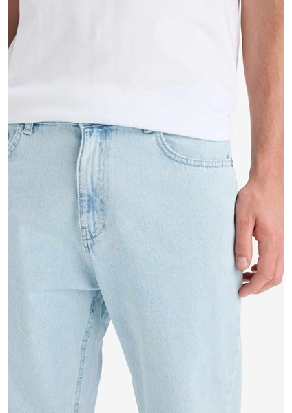 %100 Pamuk 90's Slim Fit Dar Kalıp Yüksek Bel Dar Paça Jean Pantolon E7281AX25SM indirimleri