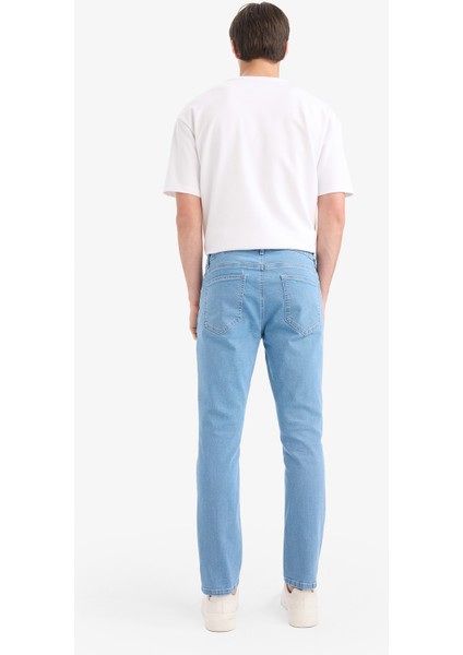 Pedro Slim Fit Dar Kalıp Normal Bel Dar Paça Jean Pantolon E7436AX25SM