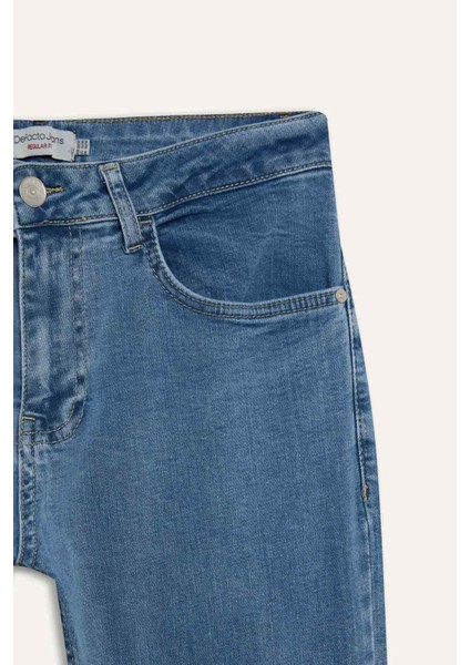 Sergio Regular Fit Normal Kalıp Normal Bel Boru Paça Jean Pantolon E3322AX25SP