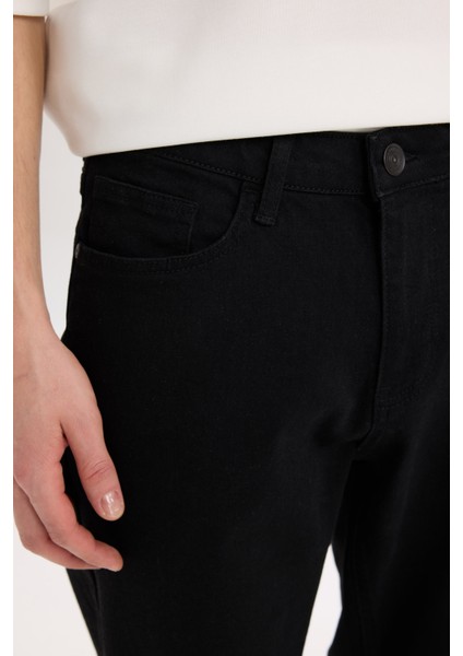 Diago Comfort Fit Rahat Kalıp Yüksek Bel Geniş Paça Siyah Jean Pantolon E3323AX25SP indirimleri