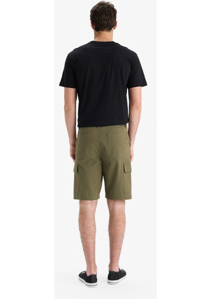 %100 Pamuk Regular Kargo Cepli Bermuda Şort indirimleri