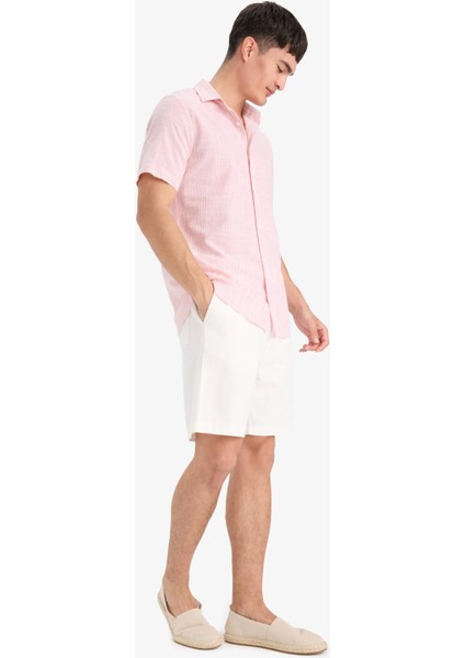 %100 Pamuk Relax Fit Pamuklu Bermuda Şort E0886AX25SM fiyatları