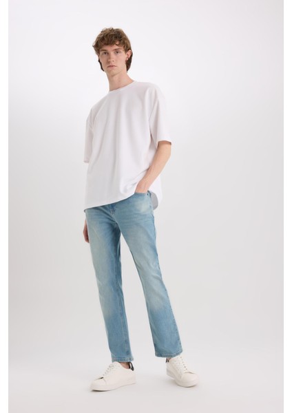 Sergio Regular Fit Normal Kalıp Normal Bel Boru Paça Jean Pantolon E5414AX25SP