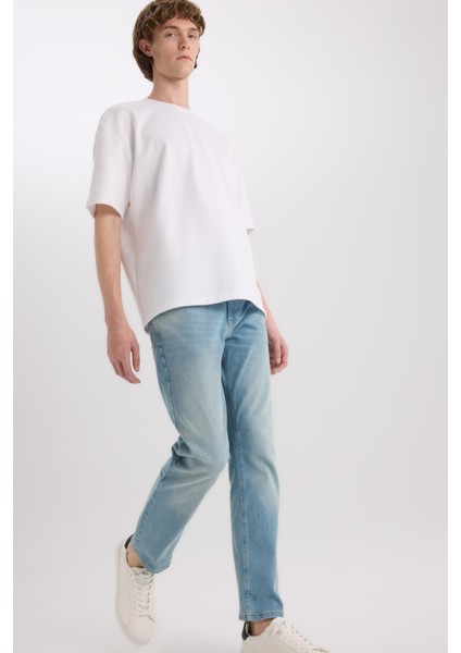 Sergio Regular Fit Normal Kalıp Normal Bel Boru Paça Jean Pantolon E5414AX25SP modelleri