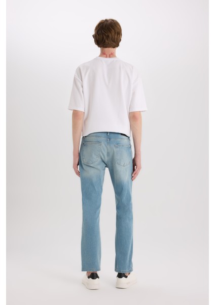 Sergio Regular Fit Normal Kalıp Normal Bel Boru Paça Jean Pantolon E5414AX25SP