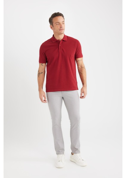Yazlık Chino Kanvas Dokulu Pantolon Slim Fit Dar Kesim Cepli Dar Paça T1055AZ25SP fiyatları