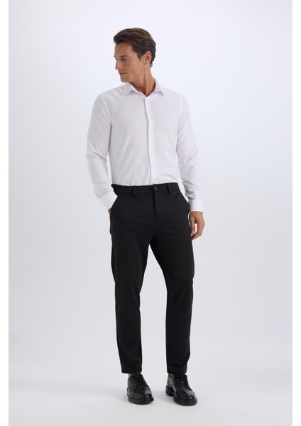 Jogger Düz Paça Her Yöne Esneyen Yazlık Kumaş Pantolon T6317AZ25SP modelleri