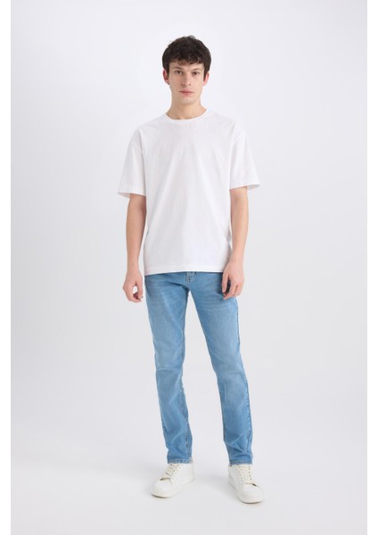 Pedro Slim Fit Dar Kalıp Normal Bel Dar Paça Jean Pantolon D8583AX25SP