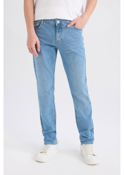 Pedro Slim Fit Dar Kalıp Normal Bel Dar Paça Jean Pantolon D8583AX25SP modelleri
