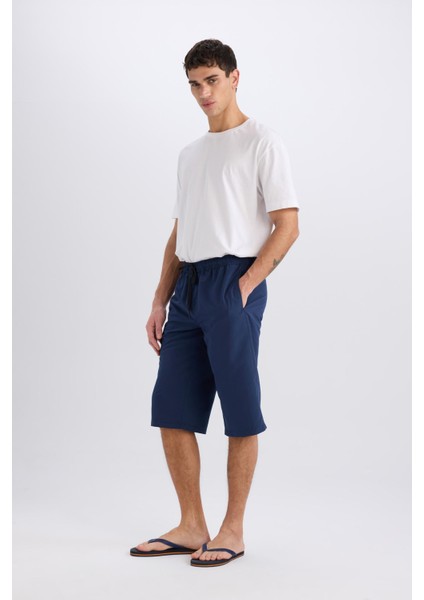 Long Fit File Astarlı Uzun Boy Kargo Cep Deniz Şortu E0905AX25HS modelleri