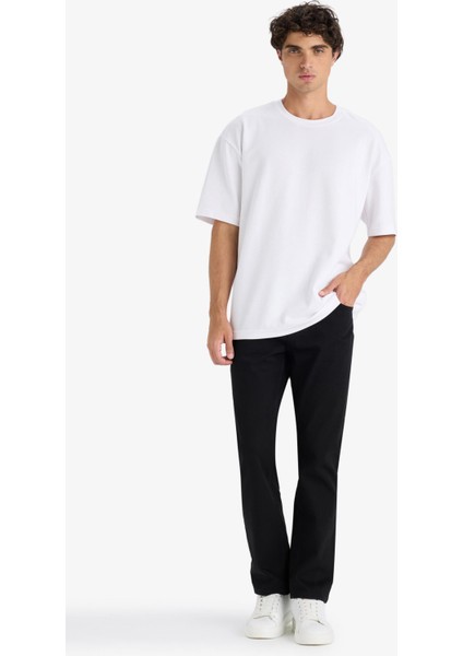 Sergio Regular Fit Normal Kalıp Normal Bel Boru Paça Siyah Jean Pantolon E1933AX25SP fiyatları