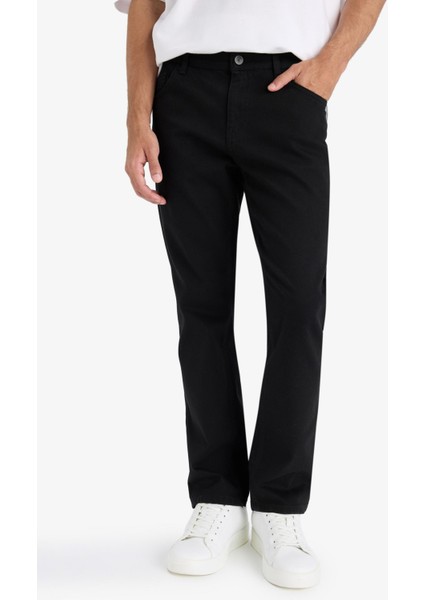 Sergio Regular Fit Normal Kalıp Normal Bel Boru Paça Siyah Jean Pantolon E1933AX25SP fırsatları