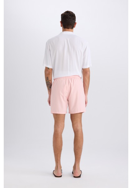 File Astarlı Kısa Boy Hızlı Kuruyan Deniz Şortu E0944AX25HS