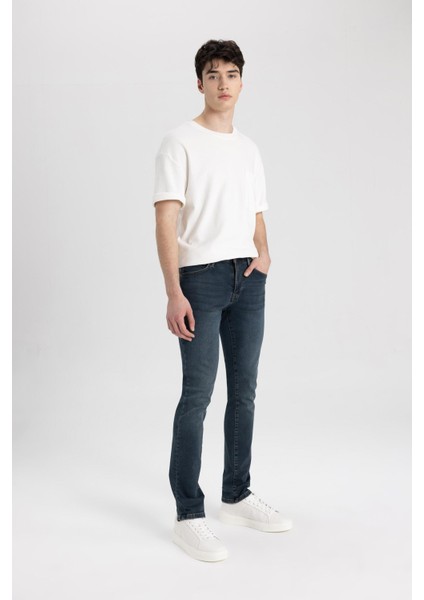 Pedro Slim Fit Dar Kalıp Normal Bel Dar Paça Jean Pantolon C5682AX24SM fiyatları