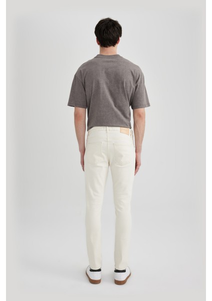 Carlo Skinny Fit Ekstra Dar Kalıp Normal Bel Ekstra Dar Paça Jean Pantolon C6025AX24SM