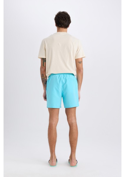File Astarlı Kısa Boy Deniz Şortu N0131AZ25HS