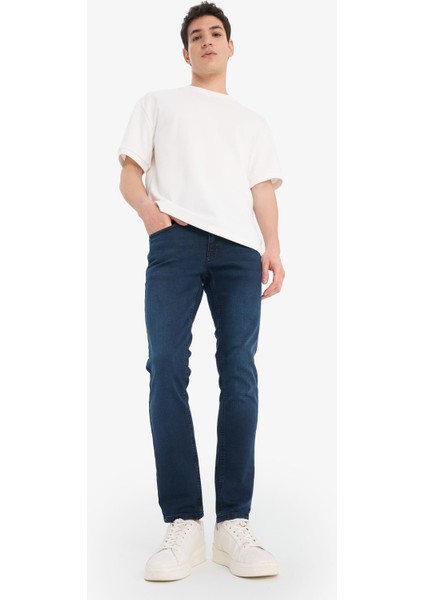 Pedro Slim Fit Dar Kalıp Normal Bel Dar Paça Jean Pantolon E8200AX25SP