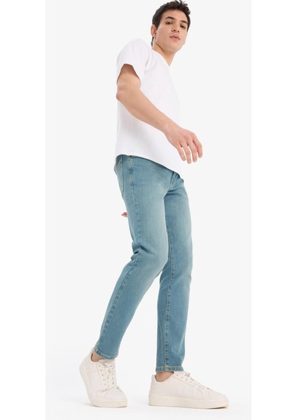 Pedro Slim Fit Dar Kalıp Normal Bel Dar Paça Jean Pantolon E8201AX25SP modelleri