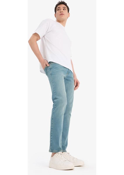Pedro Slim Fit Dar Kalıp Normal Bel Dar Paça Jean Pantolon E8201AX25SP fırsatları