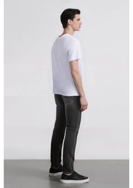 Carlo Skinny Fit Ekstra Dar Kalıp Normal Bel Ekstra Dar Paça Jean Pantolon E3478AX25SP fırsatları