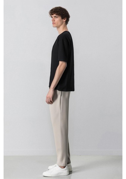 Jogger Düz Paça Her Yöne Esneyen Yazlık Kumaş Pantolon T6317AZ25SP fırsatları