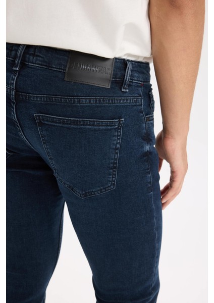 Carlo Skinny Fit Ekstra Dar Kalıp Normal Bel Ekstra Dar Paça Jean Pantolon B3620AX24SP