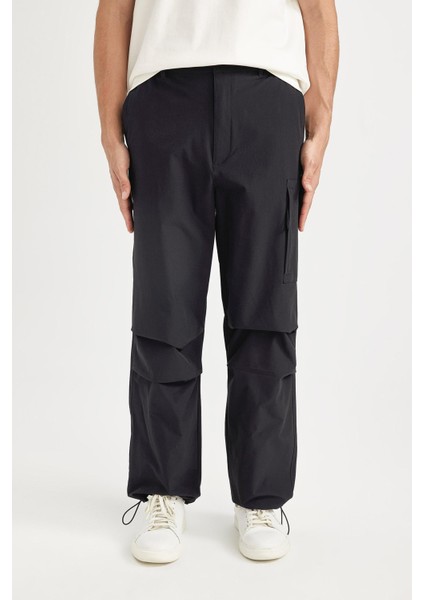 Yazlık Pantolon Relax Fit Rahat Kesim Kargo Cepli Beli Paçası Lastikli B4519AX24SP indirimleri