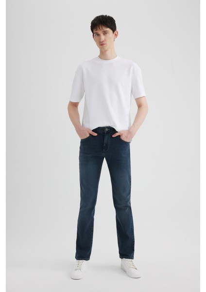 Sergio Regular Fit Normal Kalıp Normal Bel Boru Paça Jean Pantolon B4538AX24SP