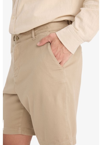 Regular Fit Dokulu Bermuda Şort E2234AX25SM indirimleri