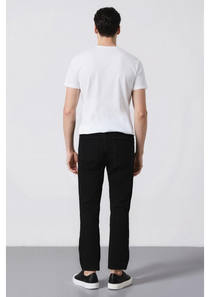 Carlo Skinny Fit Ekstra Dar Kalıp Normal Bel Ekstra Dar Paça Siyah Jean Pantolon R8763AZ24AU
