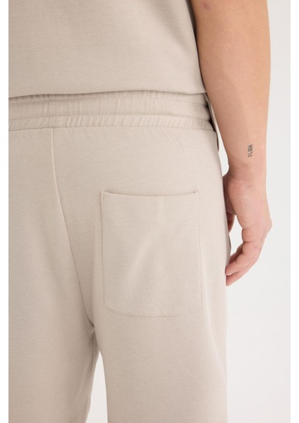 Regular Fit Düz Paça Şort D9769AX25SM