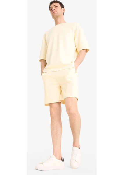 Regular Fit Düz Paça Şort D9769AX25SM fırsatları
