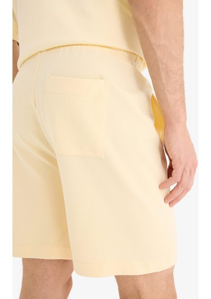 Regular Fit Düz Paça Şort D9769AX25SM