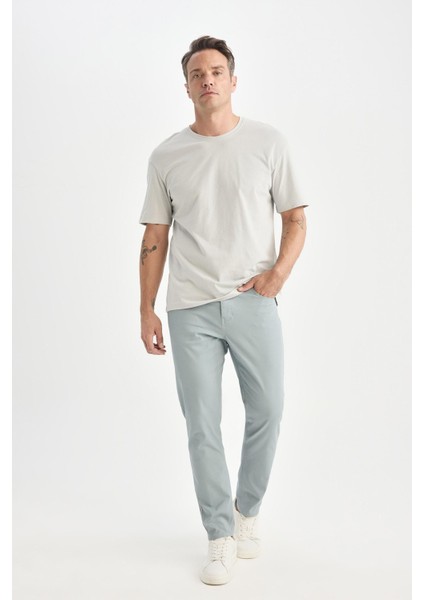 Regular Fit Normal Kesim Yazlık Düz Paça Chino Kanvas Pantolon D7349AX25SP modelleri