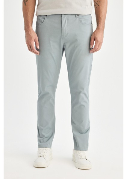 Regular Fit Normal Kesim Yazlık Düz Paça Chino Kanvas Pantolon D7349AX25SP fırsatları