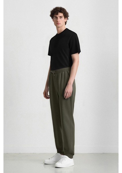 Jogger Pantolon Beli Bağcıklı Cepli Düz Paça D8641AX24AU fiyatları