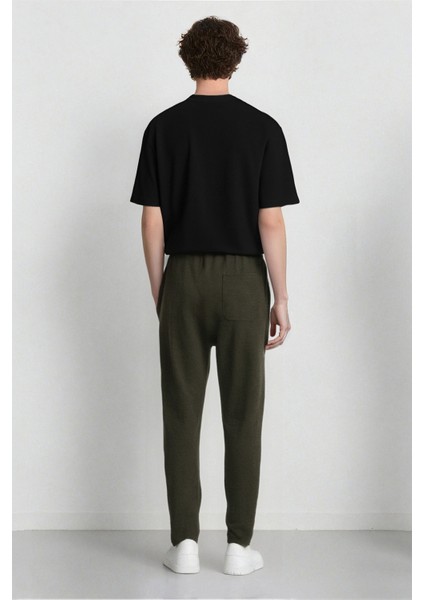 Jogger Pantolon Beli Bağcıklı Cepli Düz Paça D8641AX24AU