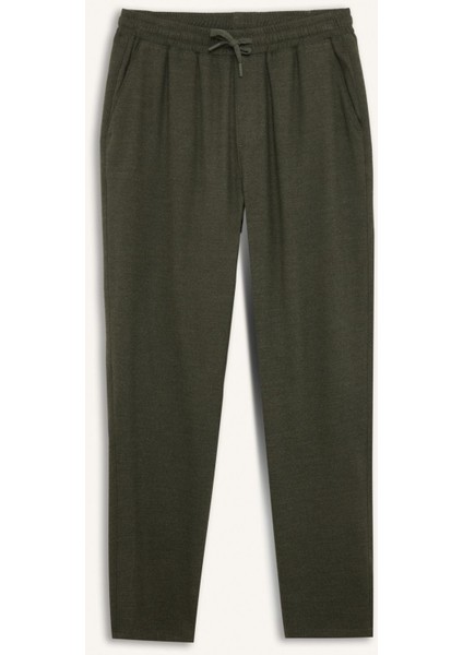 Jogger Pantolon Beli Bağcıklı Cepli Düz Paça D8641AX24AU