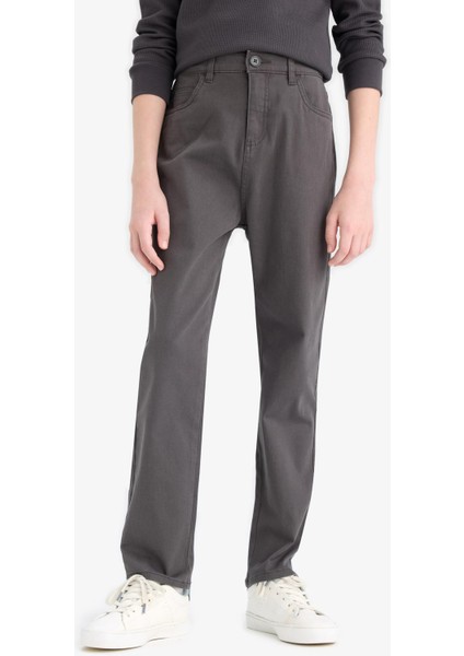 Erkek Çocuk Düz Paça Gabardin Okul Pantolonu U3254A625AU indirimleri